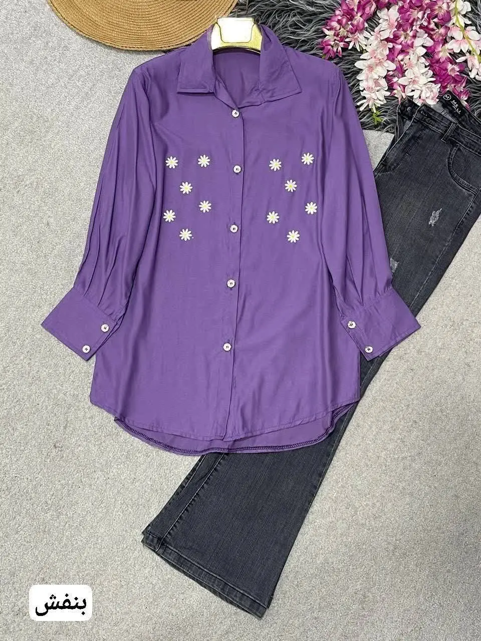 🛍نام: تونیک مانتویی بابونه🌱
