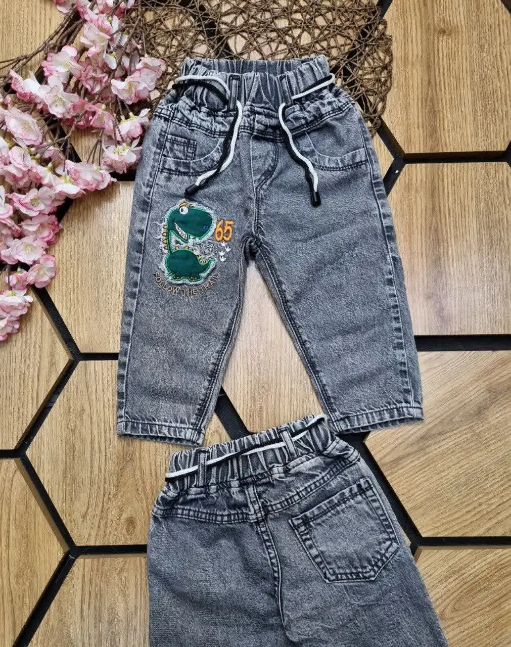 👖شلوارلی مام زغالی پسرانه 👦