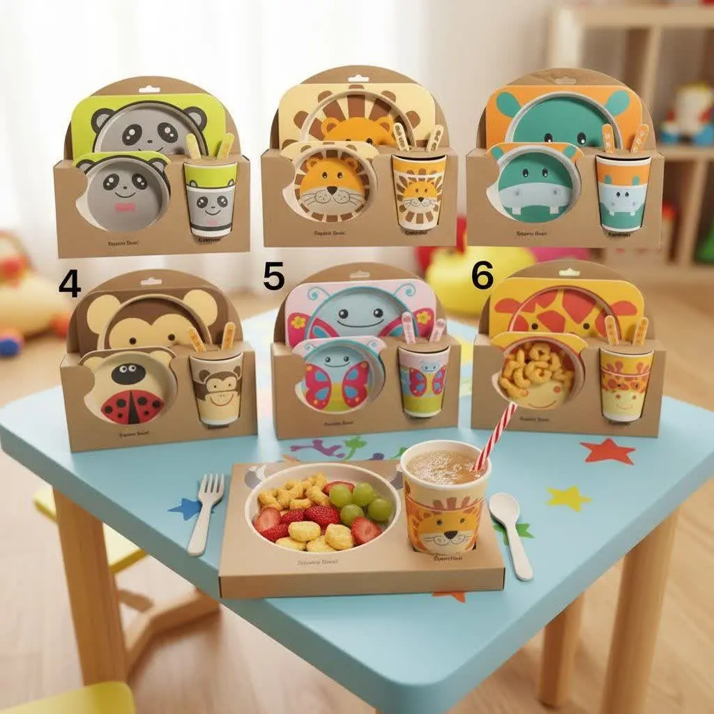 ست ظروف غذاخوری کودک👶🏻