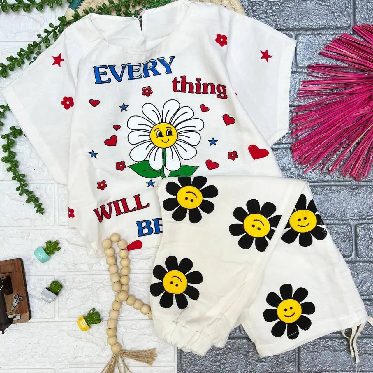 👚نام: ست کراپ شلوار گل
