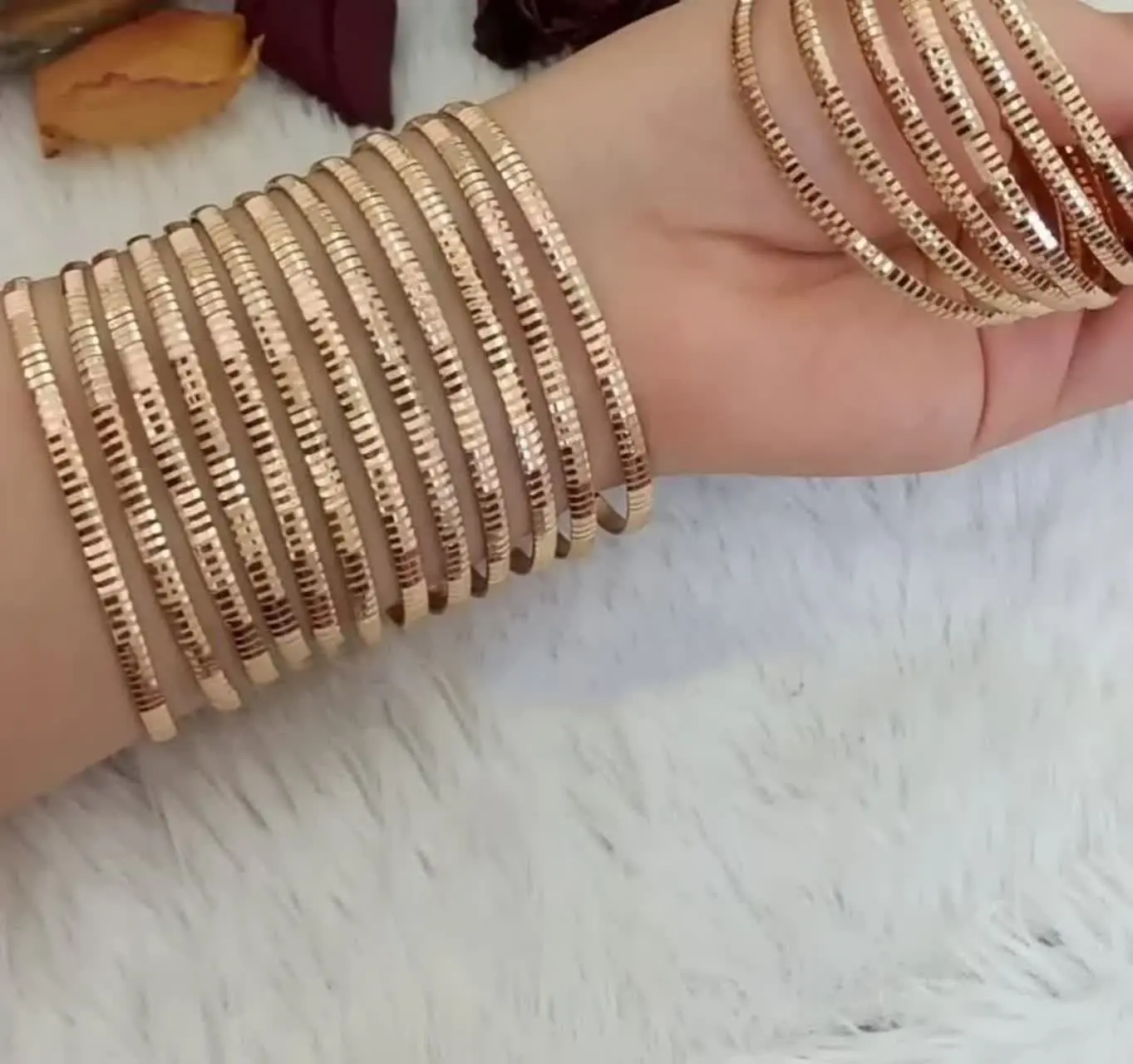 #النگو ریز ۳میل طلا‌روس جدید✨
