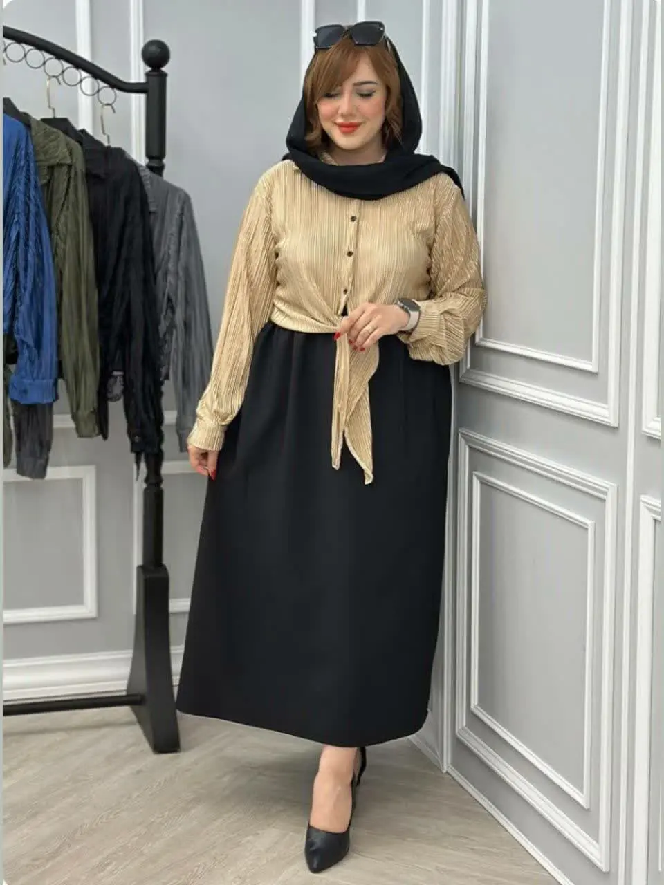 جنس: ساتن پلیسه بسیار مرغوب