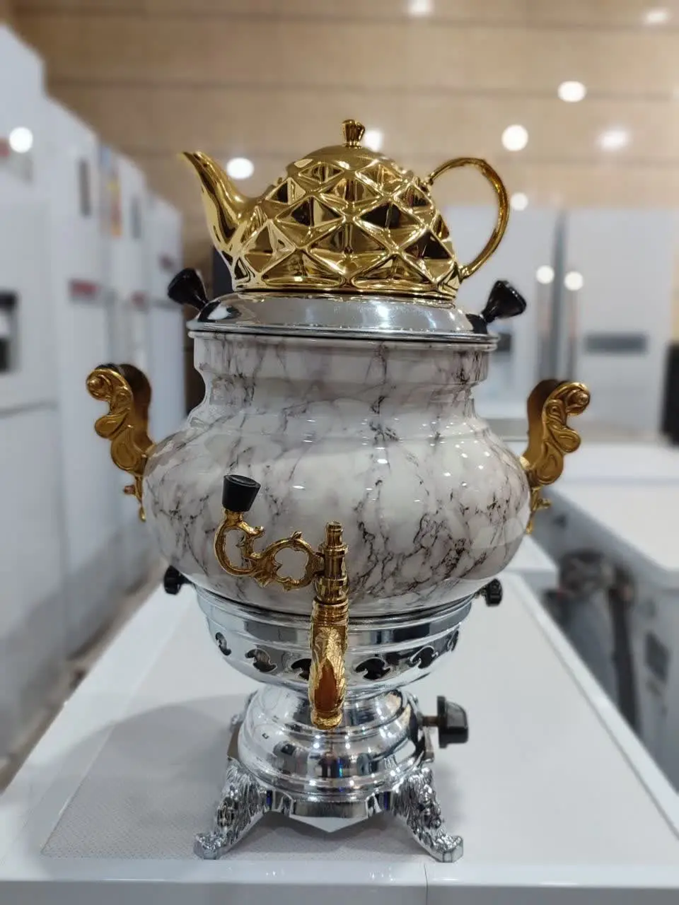 🌸سماورگازی ۸ لیتری آیشین🌸
