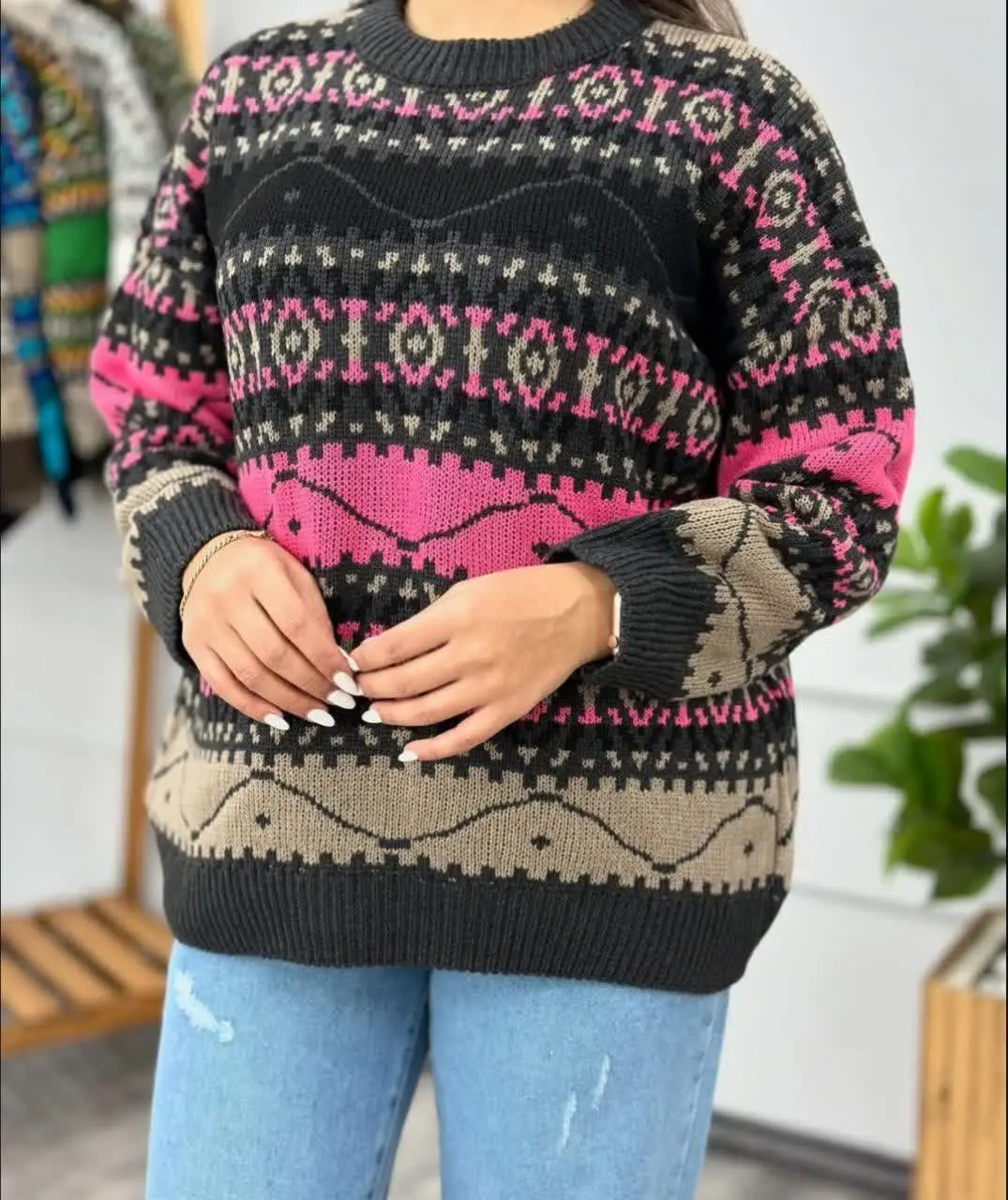 ❤️نام: بلوز بافت مدل ژورمین
