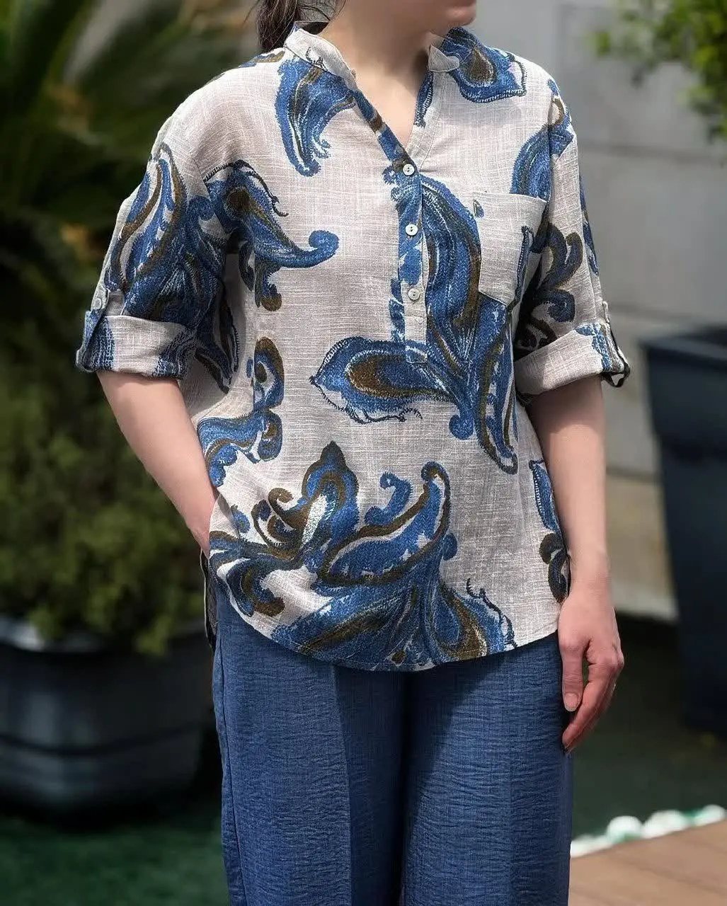 🌷نام: ست شومیز شلوار فلامک❌...