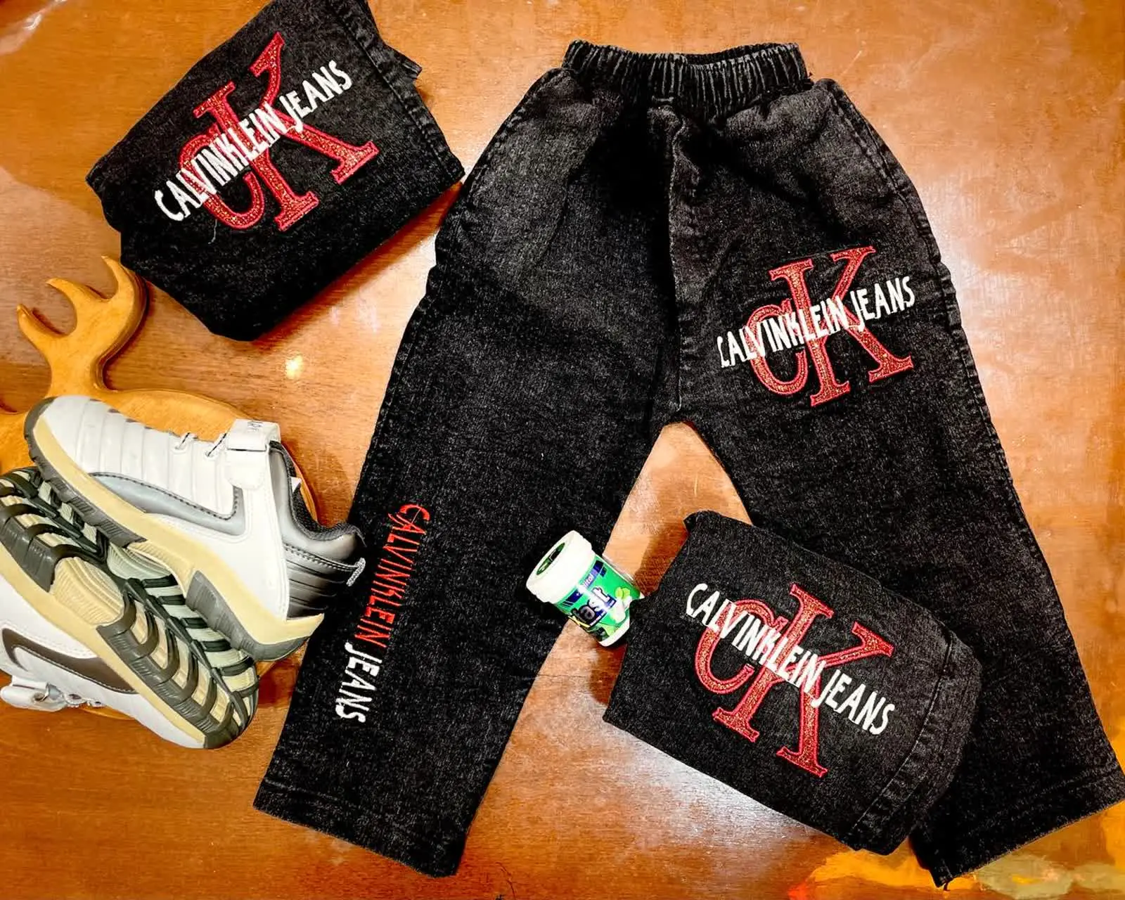 🧶شلوار مجلسی 😍 پسرانه گلدوزی
