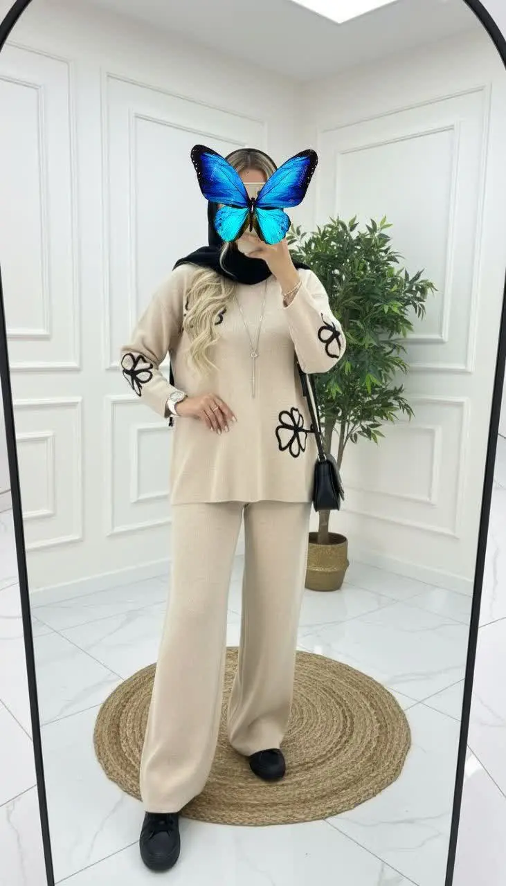 ست بافت گل پیچ