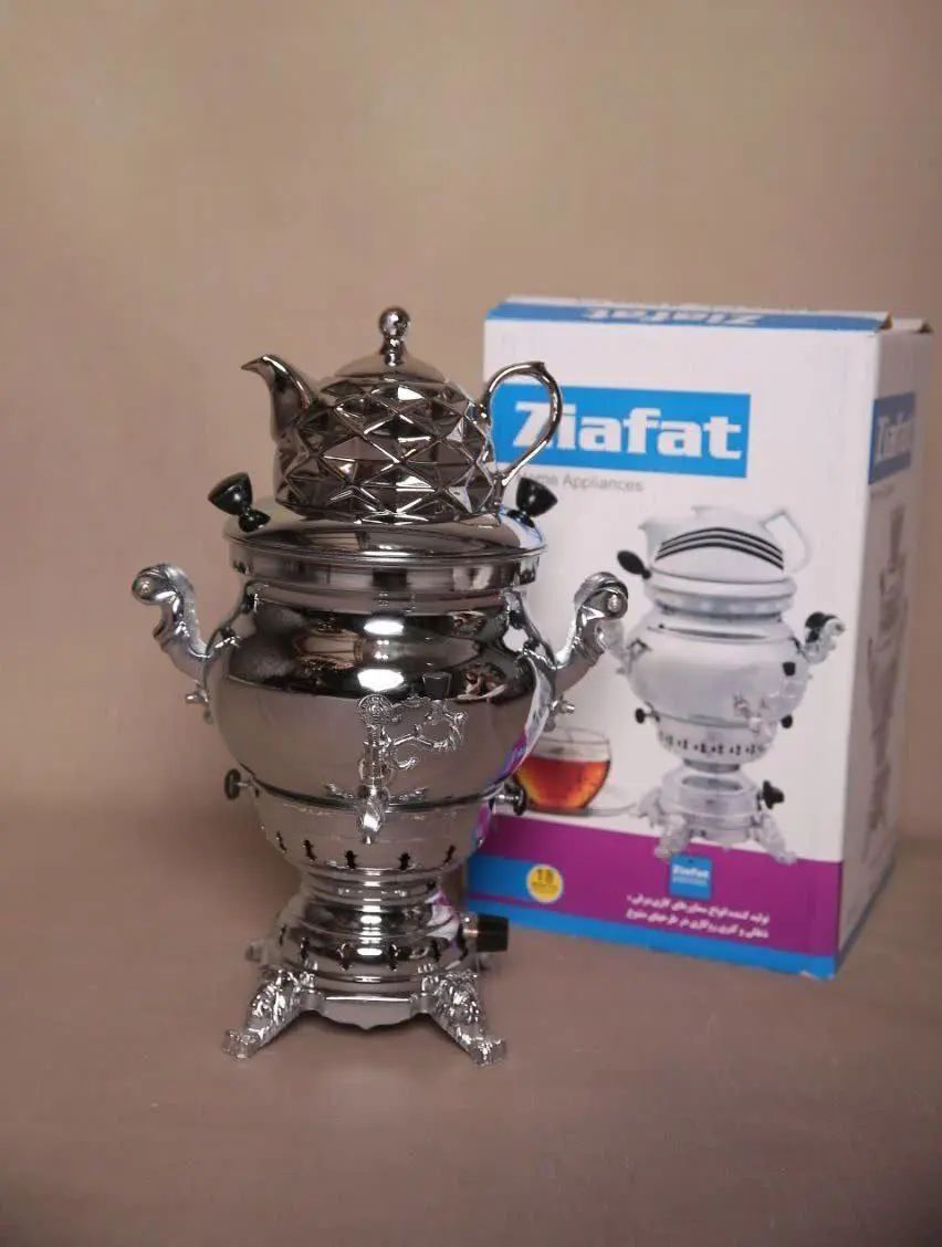 💓💓توضیحات 💓 #سماور ۶لیتری ضیافت بدون کوره ضخیم

