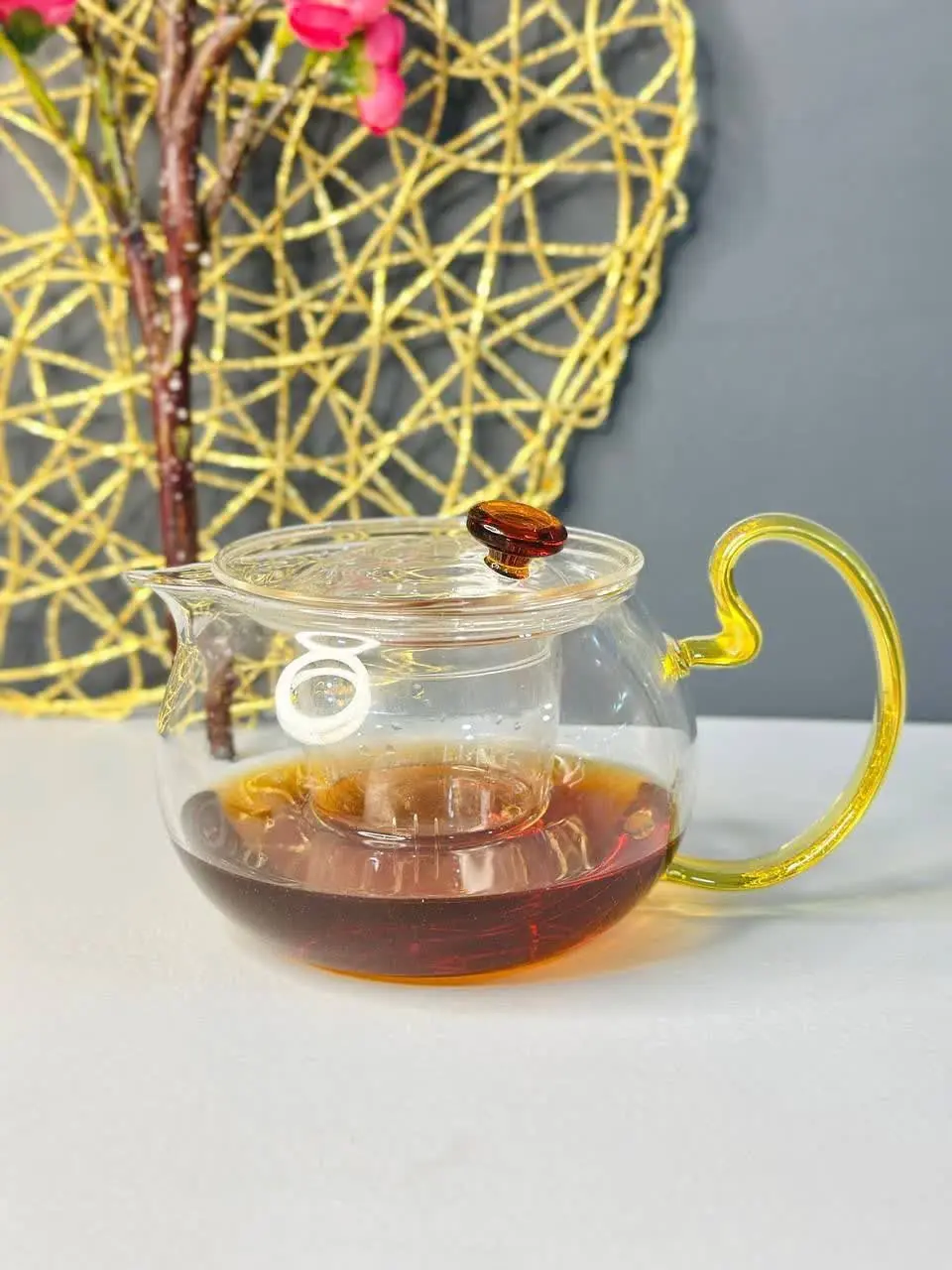 💥قوری پیرکس دسته اشرافی💥