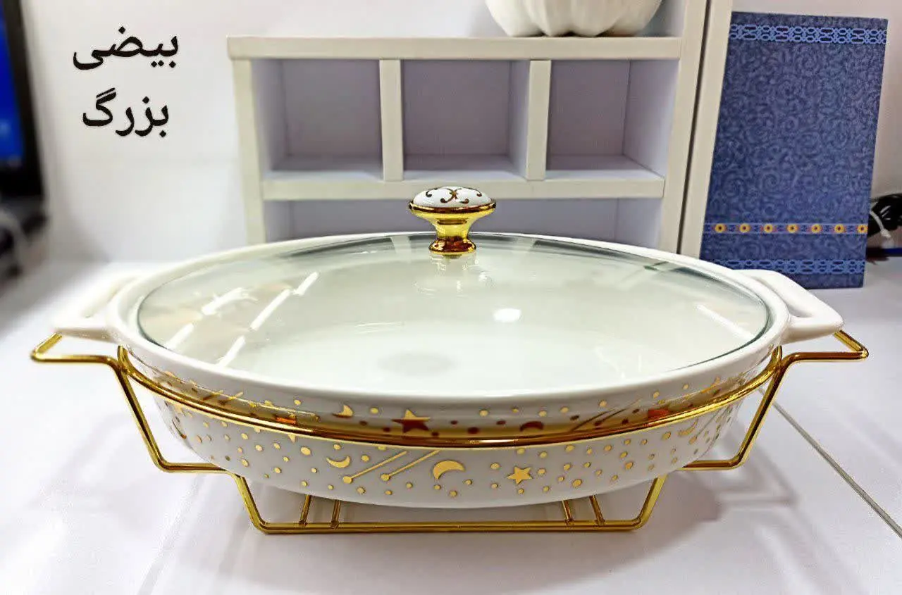سوفله چینی بیضی بزرگ ماه و ستاره
