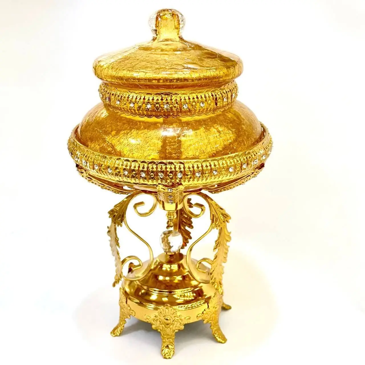 شکلاتخوری شیشه ترک پایه دار