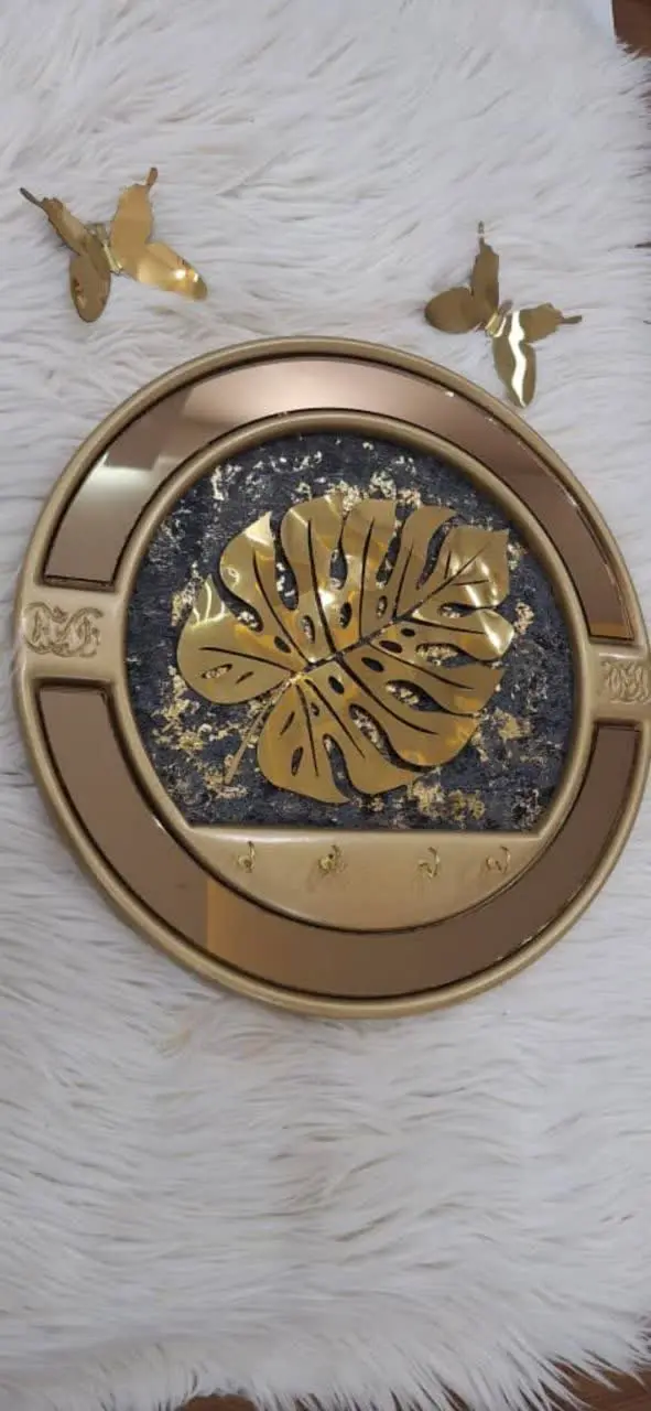 برای اولین بار تابلو جاکیدی طرح برگ با جنس استیل👌😍
