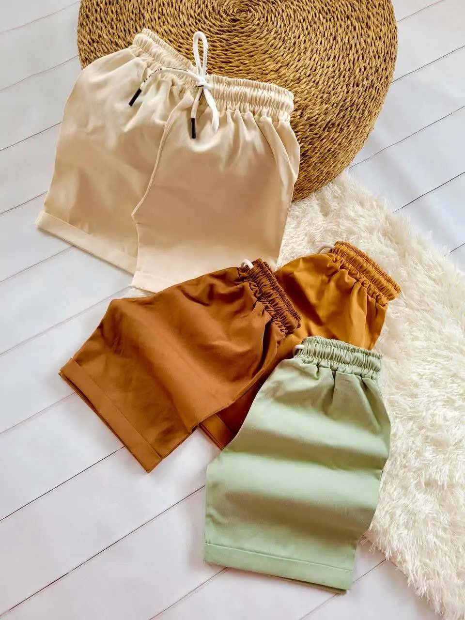 🔮شلوارک کتان ساده🔮
