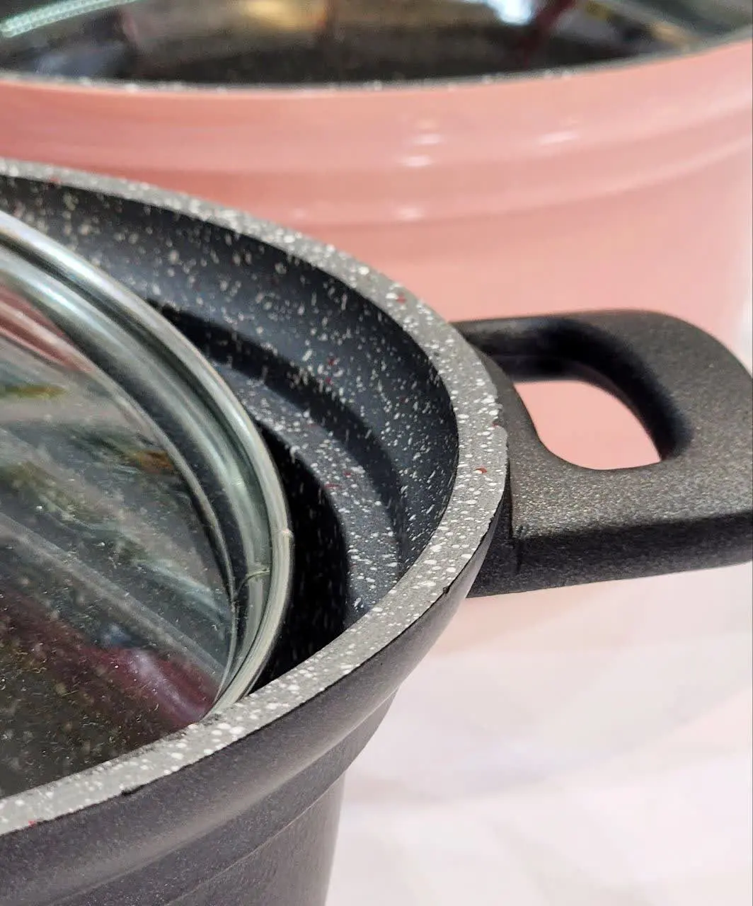 ✅ قابلمه چدن گرانیتی سایز ۲۰ Homeking 
