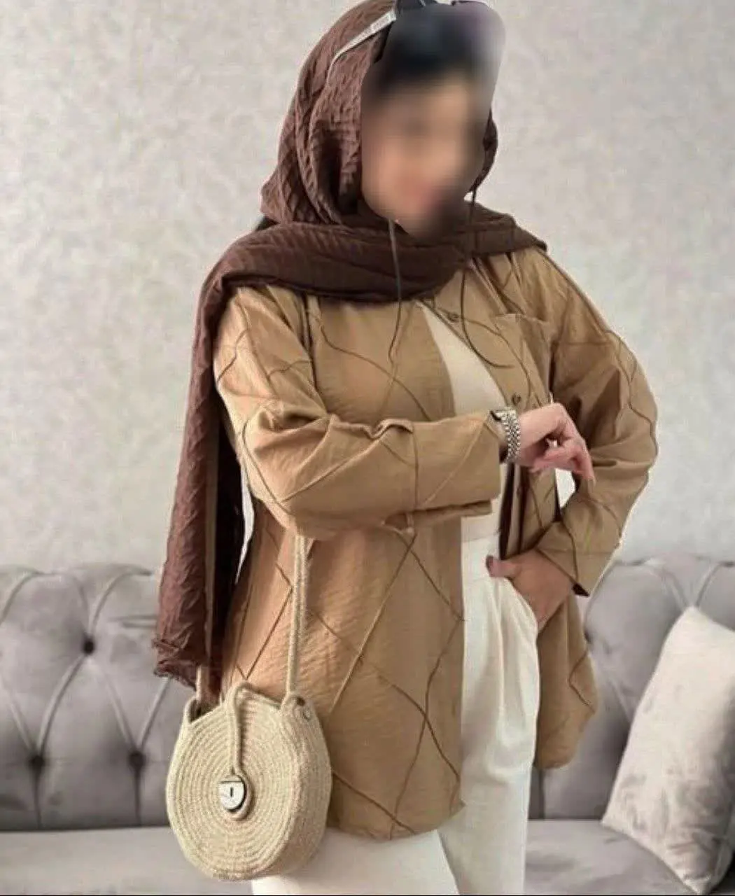 #مانتو بخیه دوزی شده ترند روز 😍
