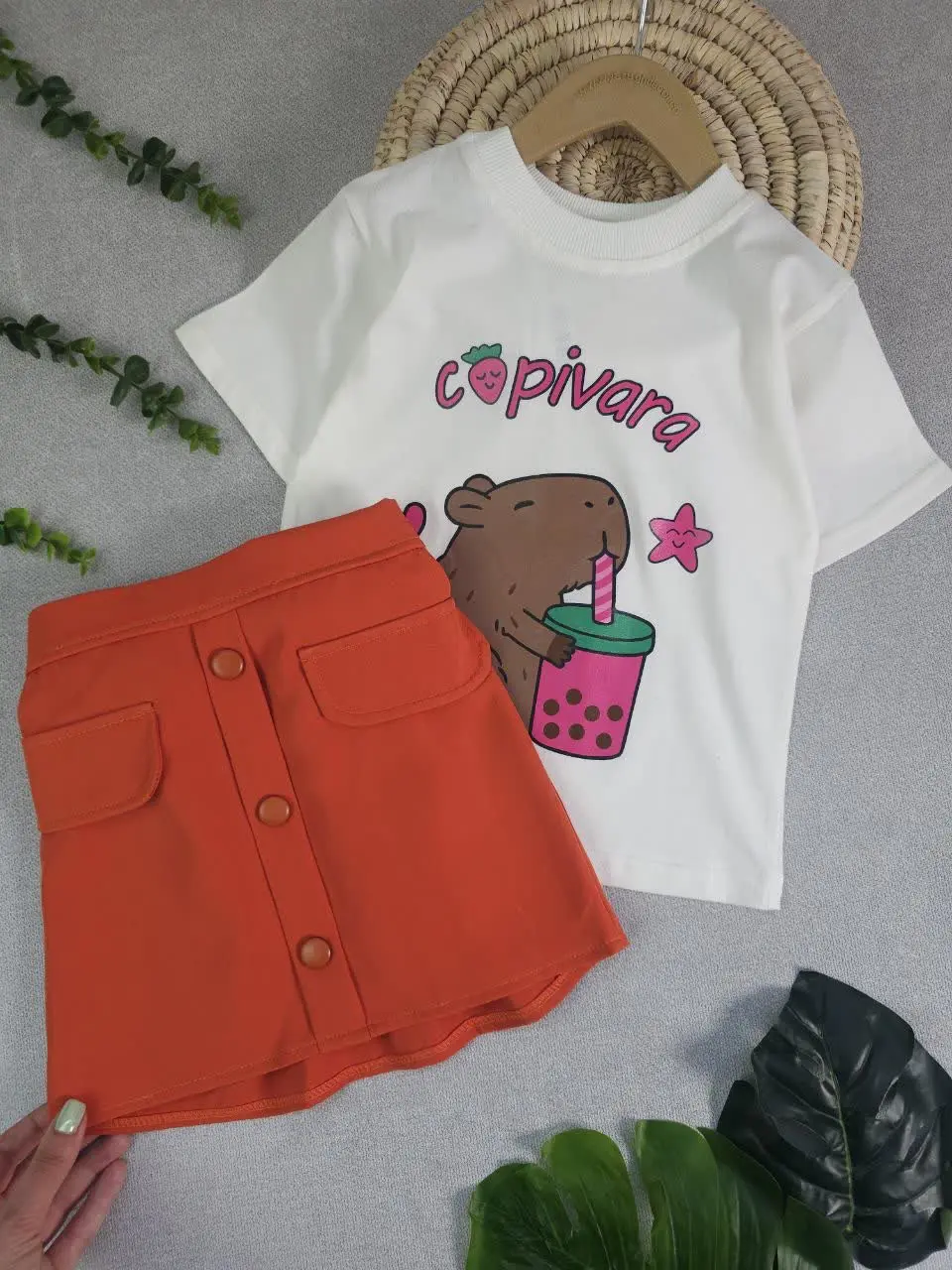 تیشرت دامن copivara
