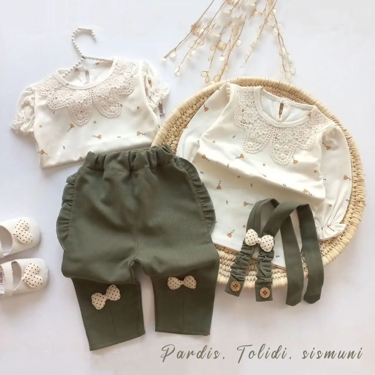 ست بلوزشلوارمجلسی طرح ملینا