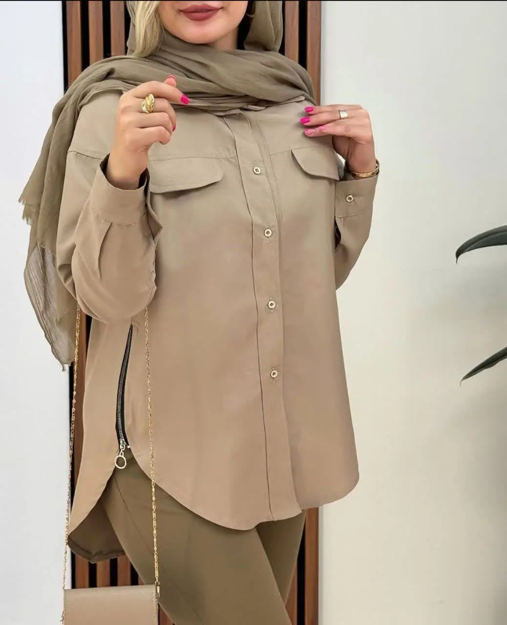 👚نام: #مانتو بقل زیپ ۹۰۸
