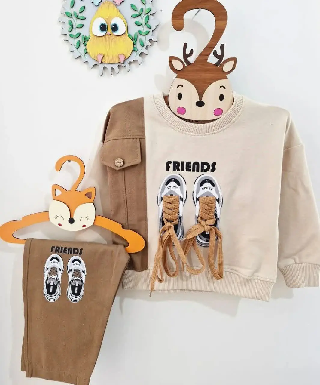 بلوز و شلوار طرح کتونی👟👟