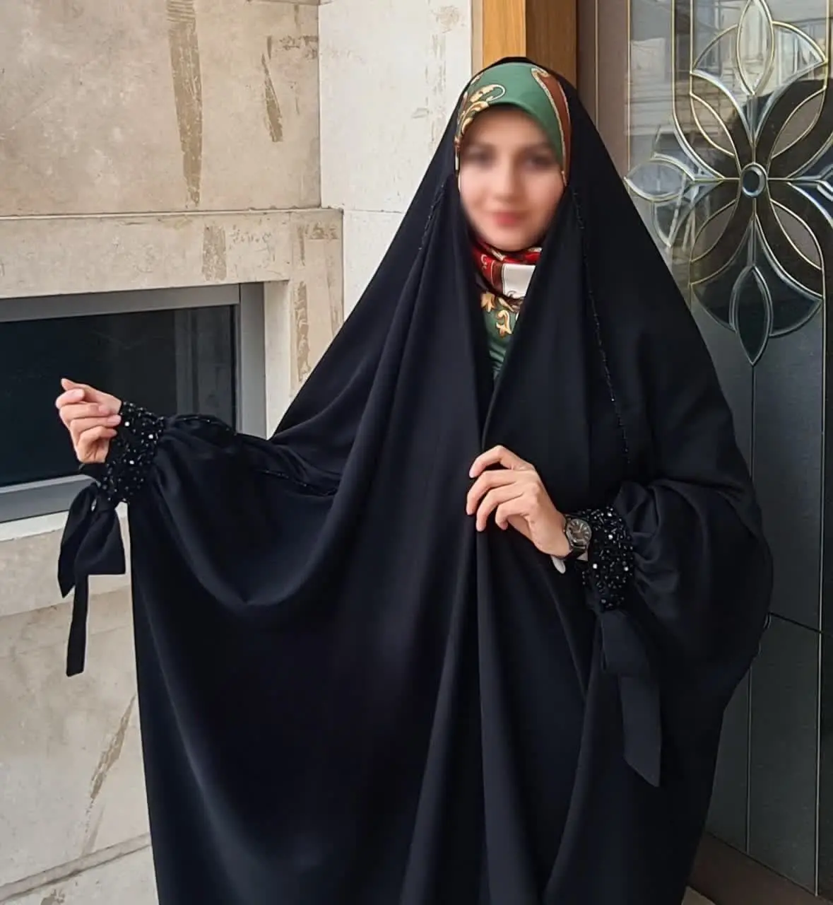 ⚡️چادر عربی مدل #سمبادی ⚡️ 
