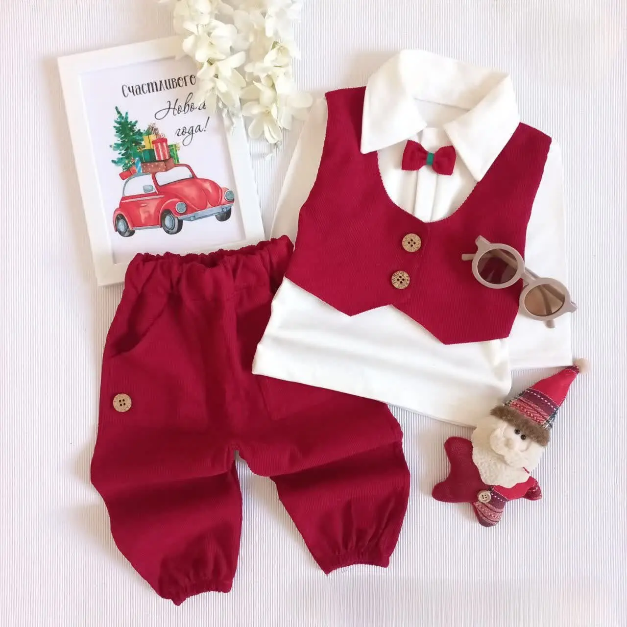 ❤️ست بلوز شلوار پسرانه پاپی...