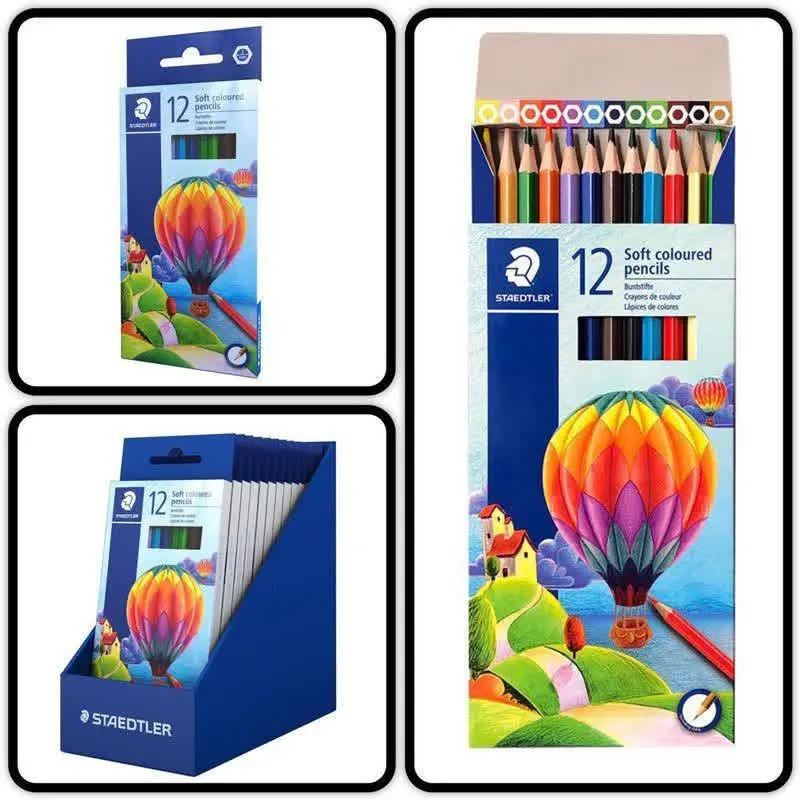 ❗ مداد رنگی ۱۲ مقوایی استدلر
