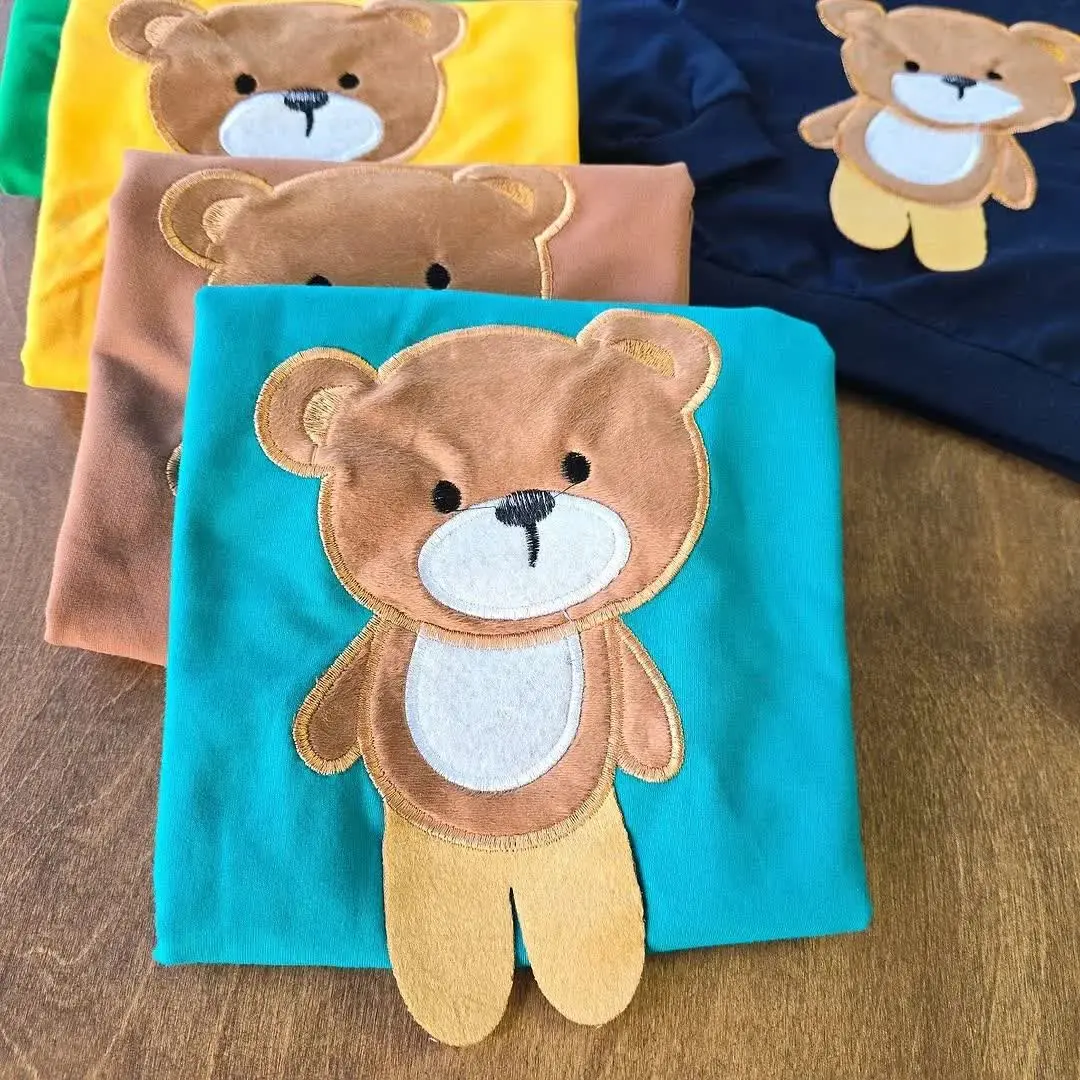 بلوز شلوار خرس گلدوزی پادار سایز ۴۰ ۴۵
