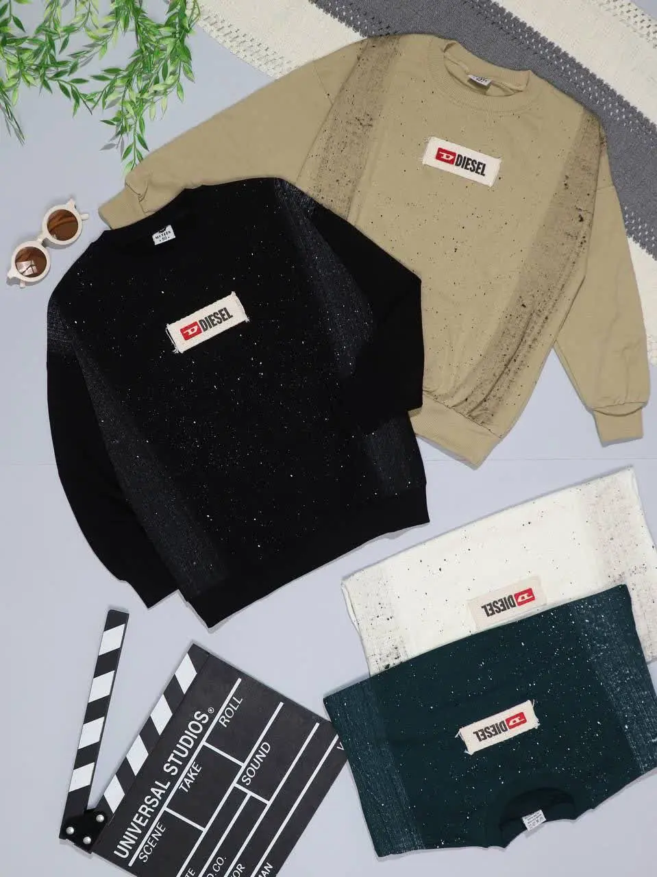 👫بلوز تک پسرانه آرم DIESEL...