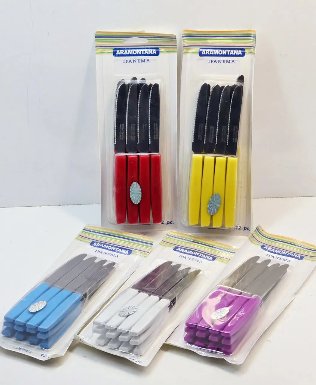 ✅ کارد میوه خوری رنگی ۱۲ تا...