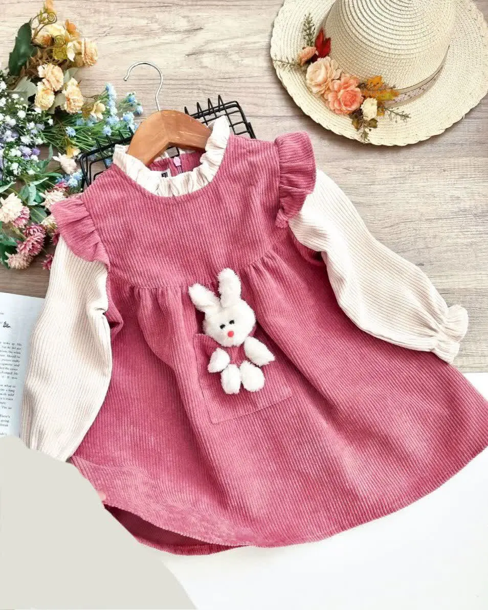 🌸پیراهن تک دخترانه عروسکی🌸
