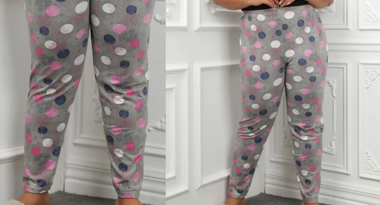 شلوار راحتی ویسکوژ چاپی
