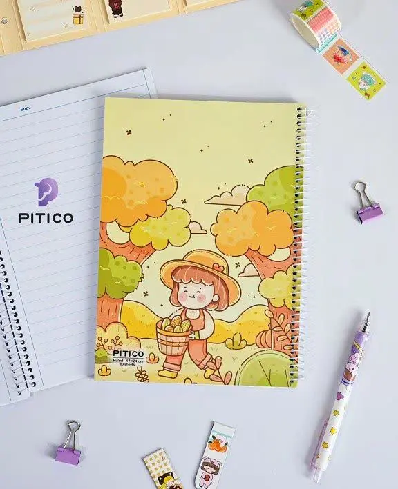 دفتر خطدار ۸۰ برگ سیمی