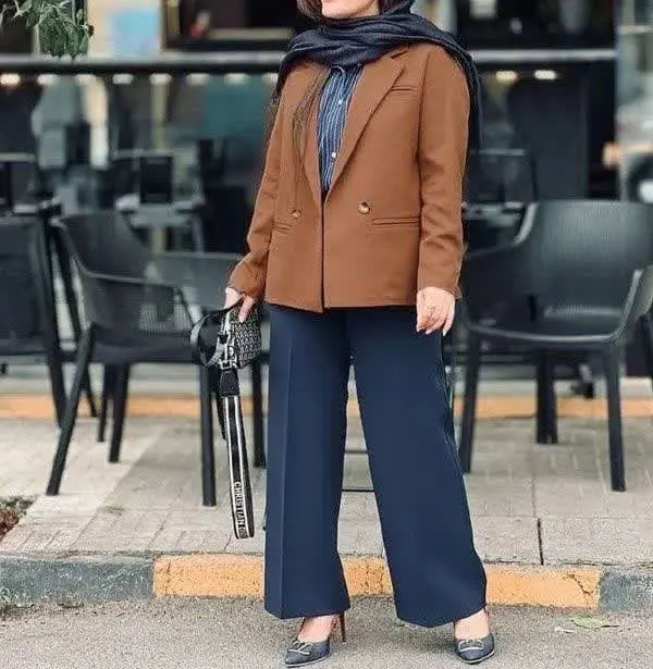 🍃نام: مانتو شلوار دلارام 
