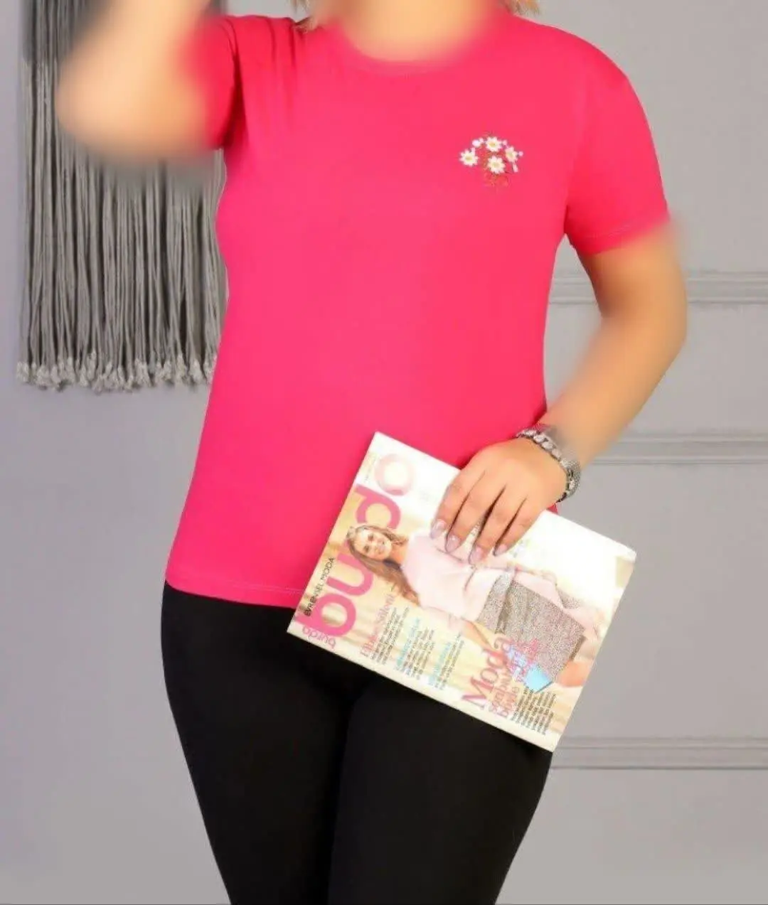 #تیشرت پنبه طرح دسته گل💐💐😍
