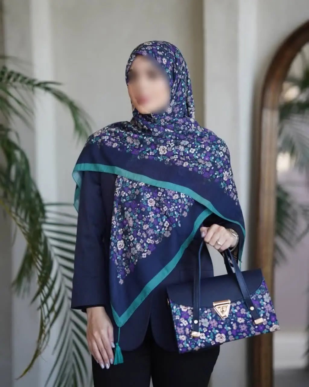 ⭕️ جنس روسری نخی اعلا قواره...