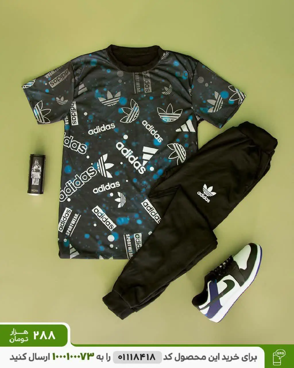 ست تیشرت و شلوار adidasمدل ORIGINAL
