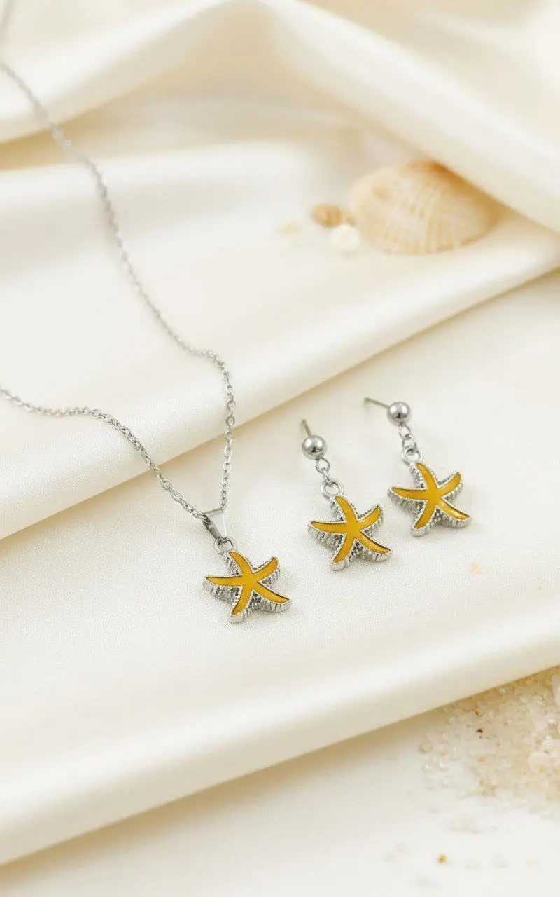 👚نام: مجموعه نیم ست (گوشوار...