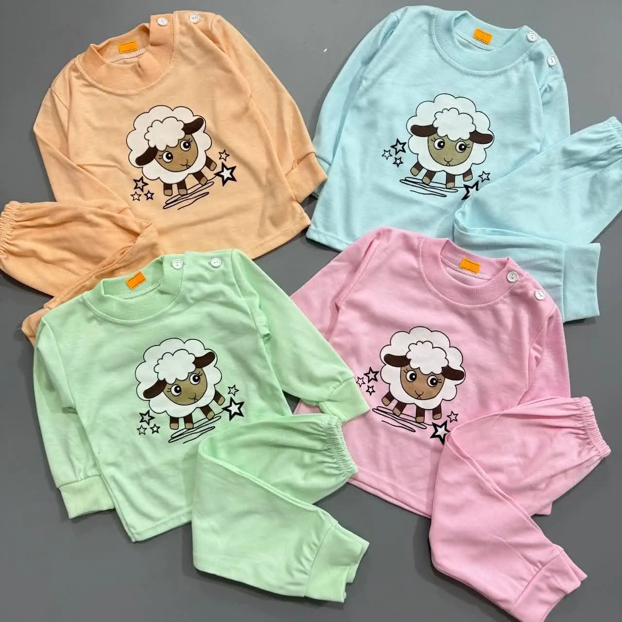 بلوز و شلوار نوزادی طرح ببعی