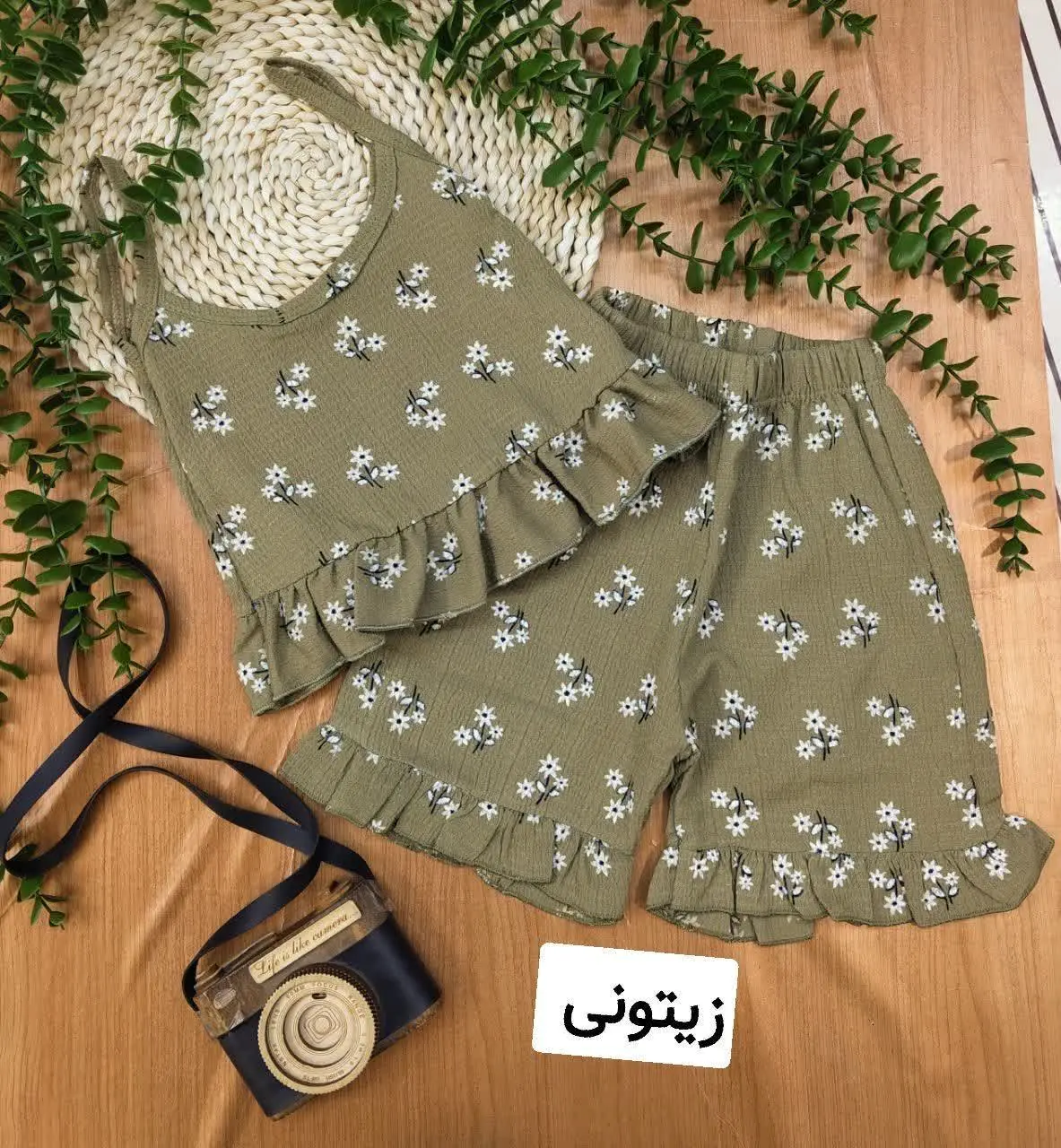 تاپ شلوارک دخترانه الینا