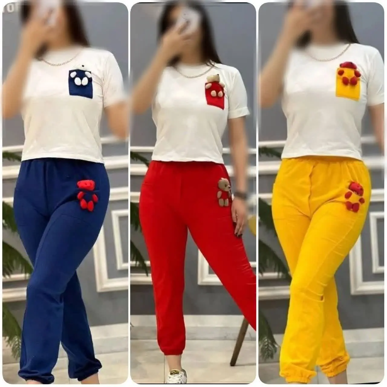 ❤️نام: تیشرت و شلوار عروسکی
