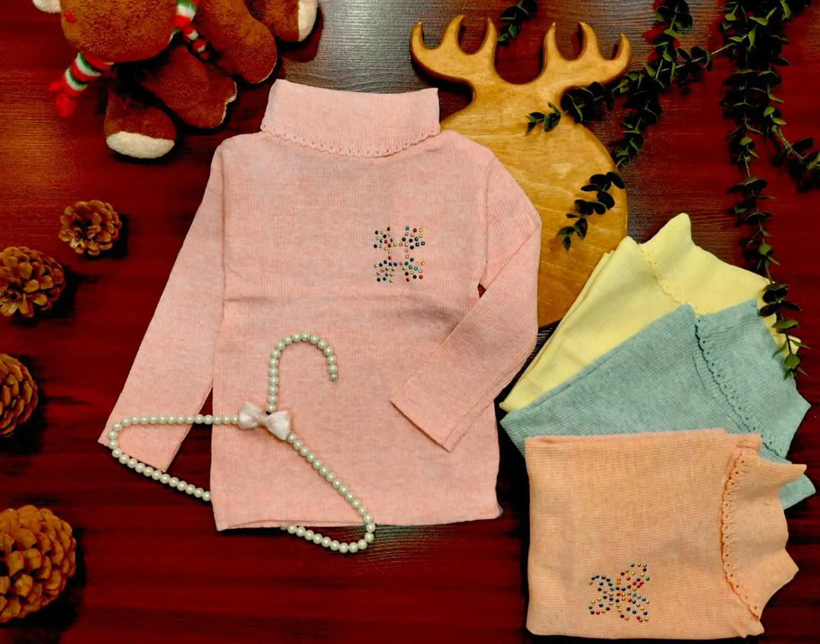 #بچه #بلوز کبریتی نگینی (ردیف ٨٨٧٤) 
