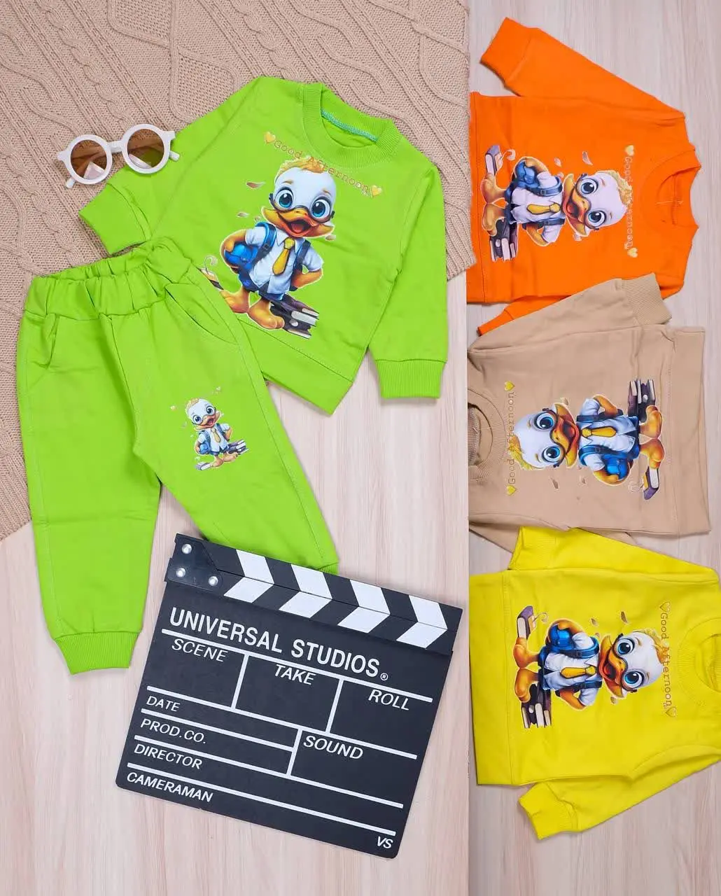 👫بلوز و شلوار چاپ اردک👫
