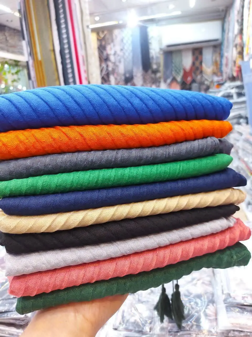 🆕️مدل: #شال پلیسه صدفی
