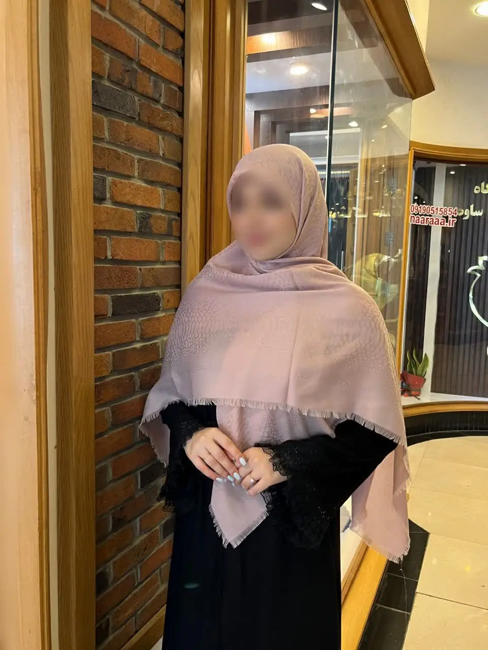 روسری مجلسی قواره بزرگ