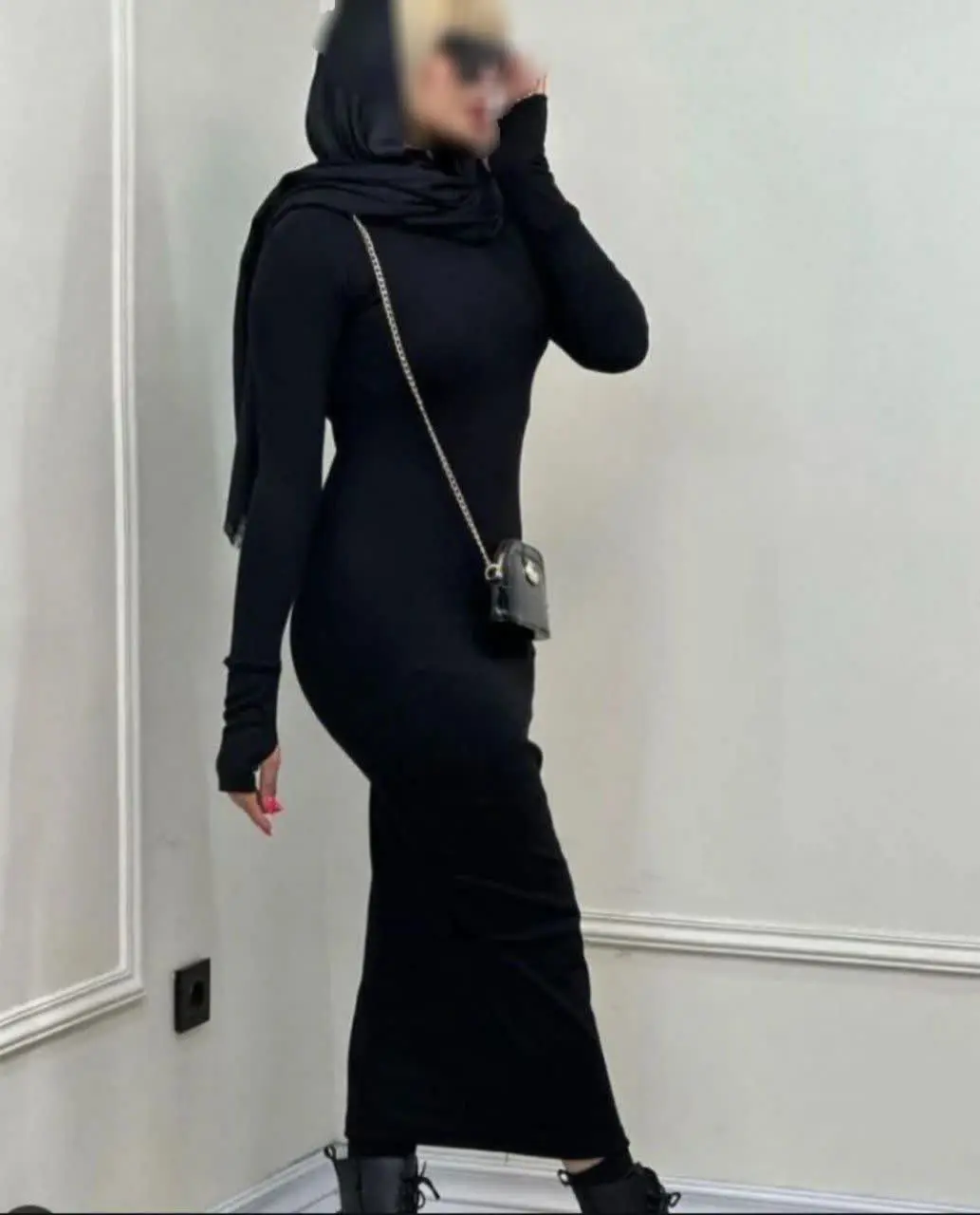 ❤️نام: ماکسی یقه اسکی فینگردار ۱۶
