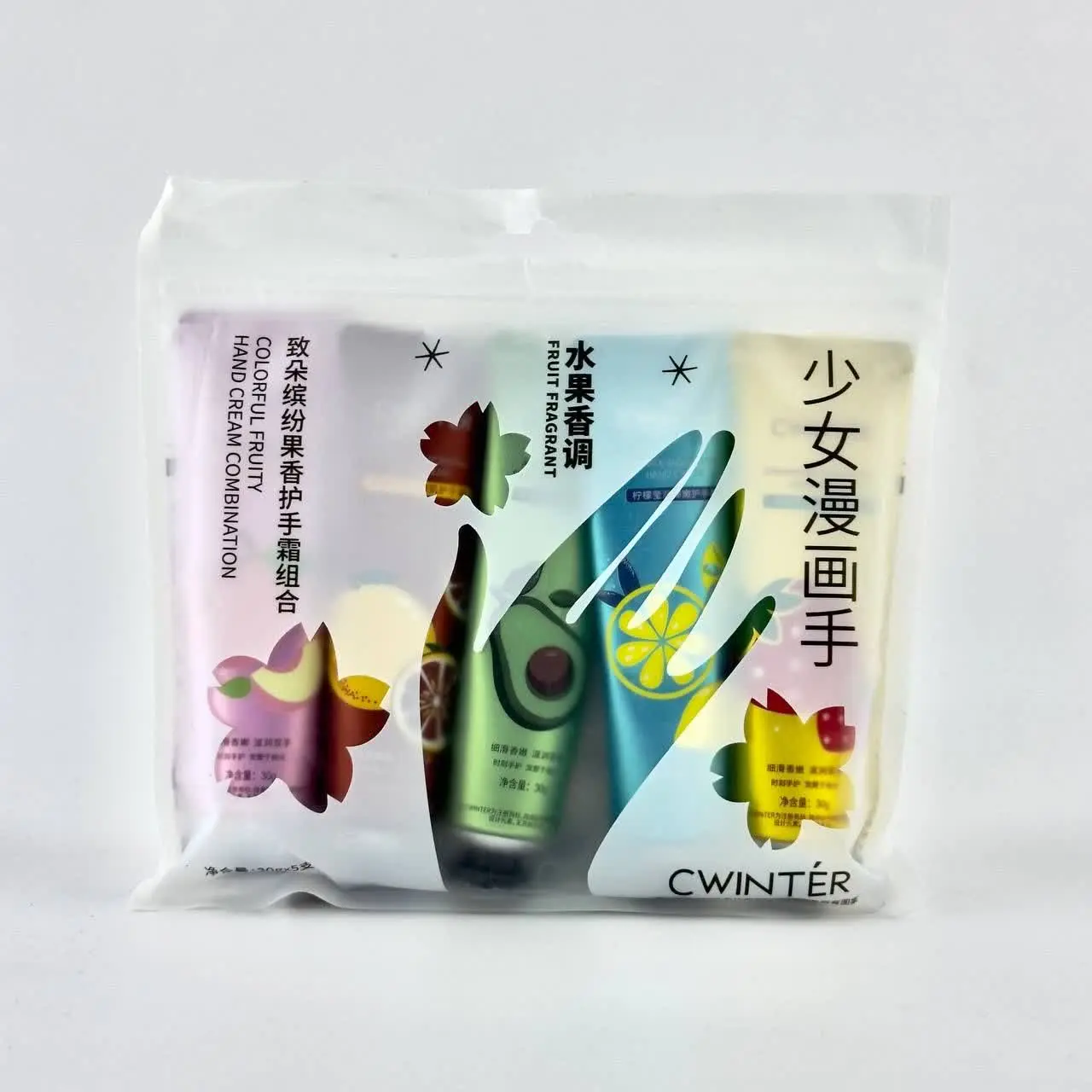 پک پنج عددی کرم دست میوه ای...