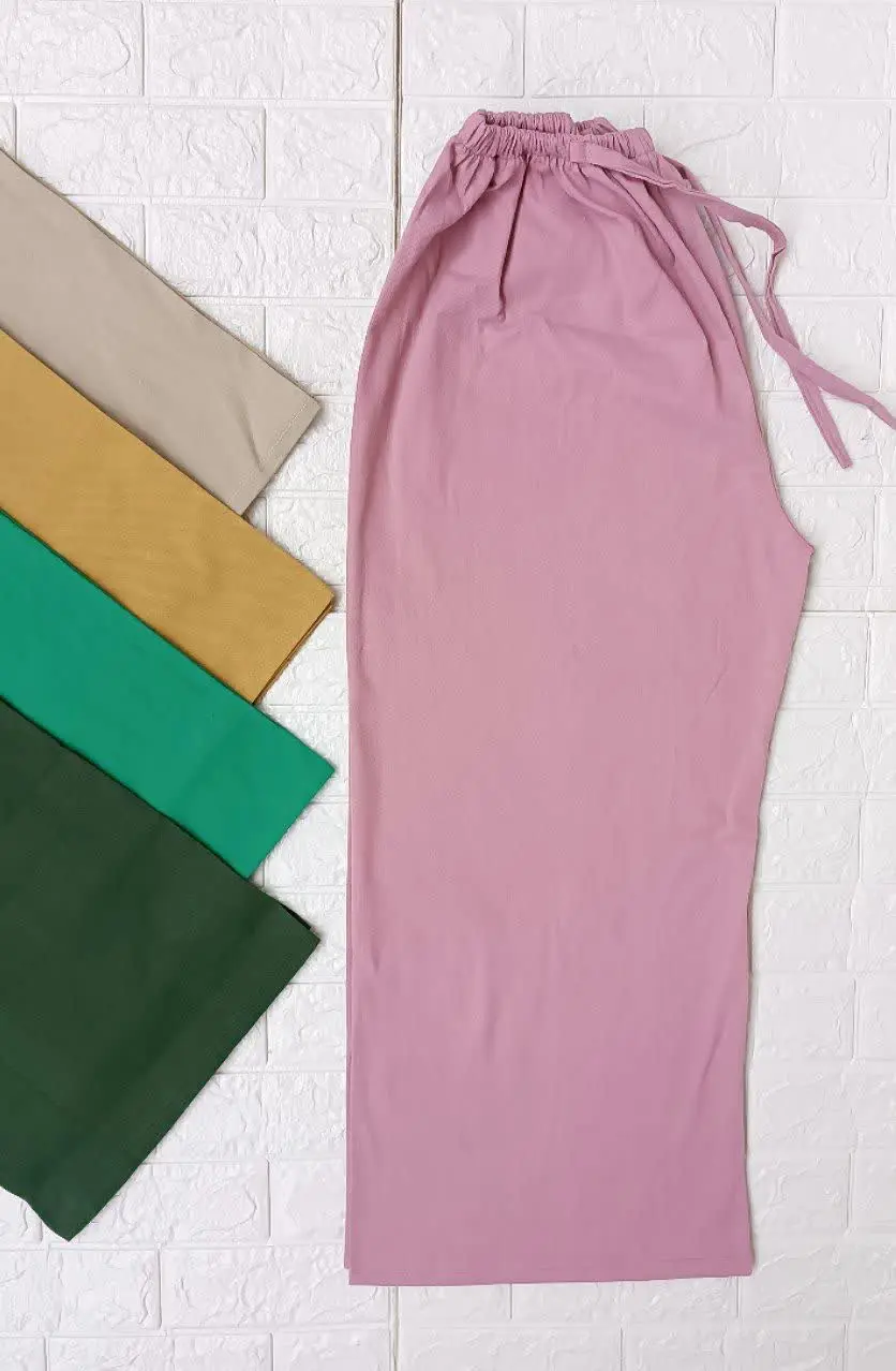 ✅ شلوار بگ، جنس کتان کنفی
