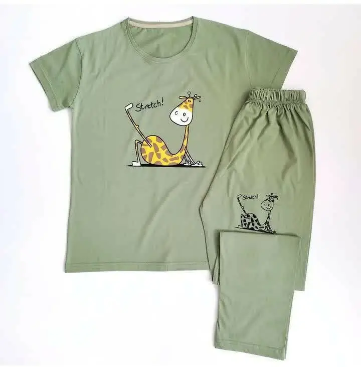 🦒ست تیشرت شلوار زرافه🦒
