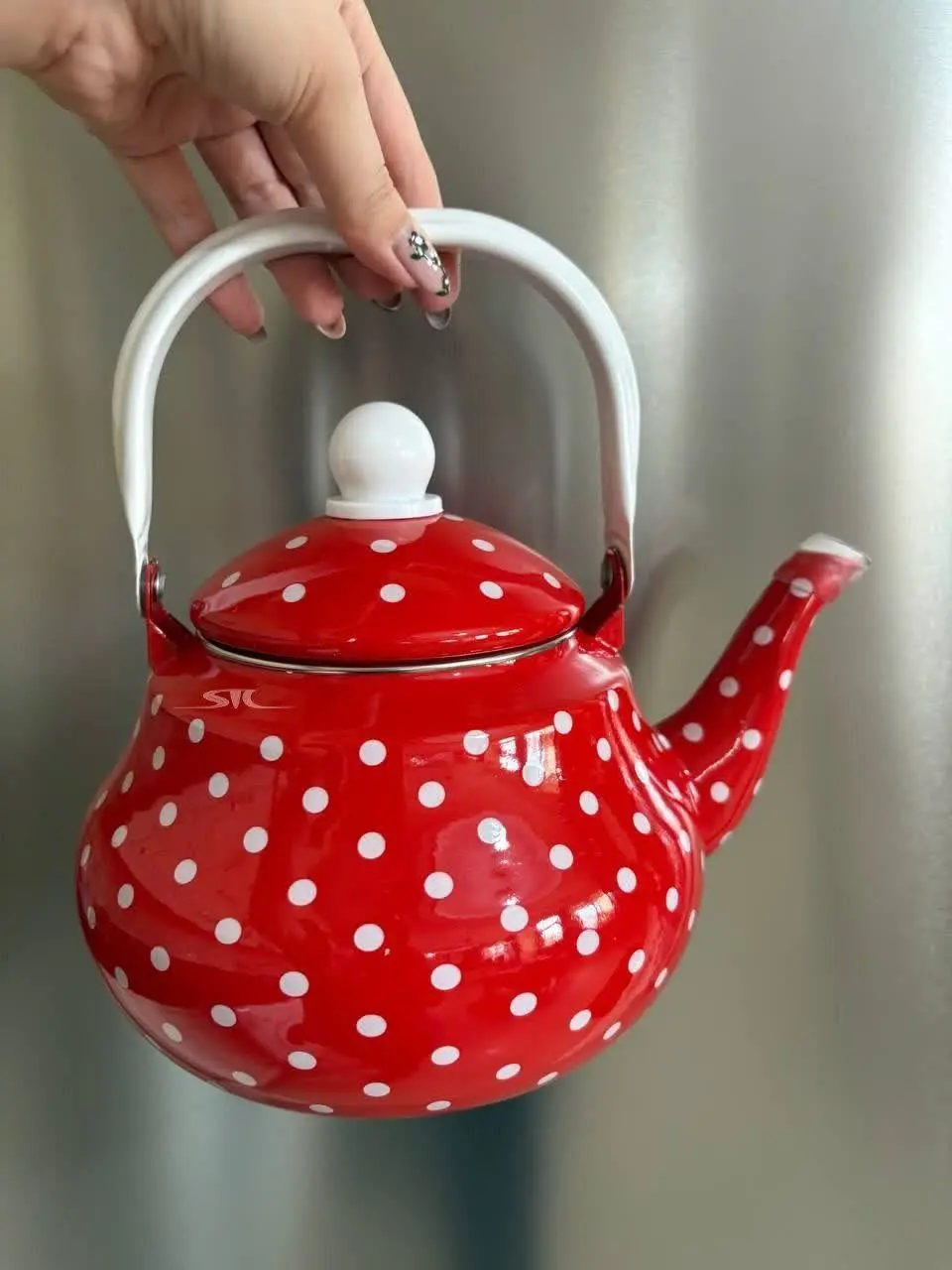 کتری خالدار لعابی