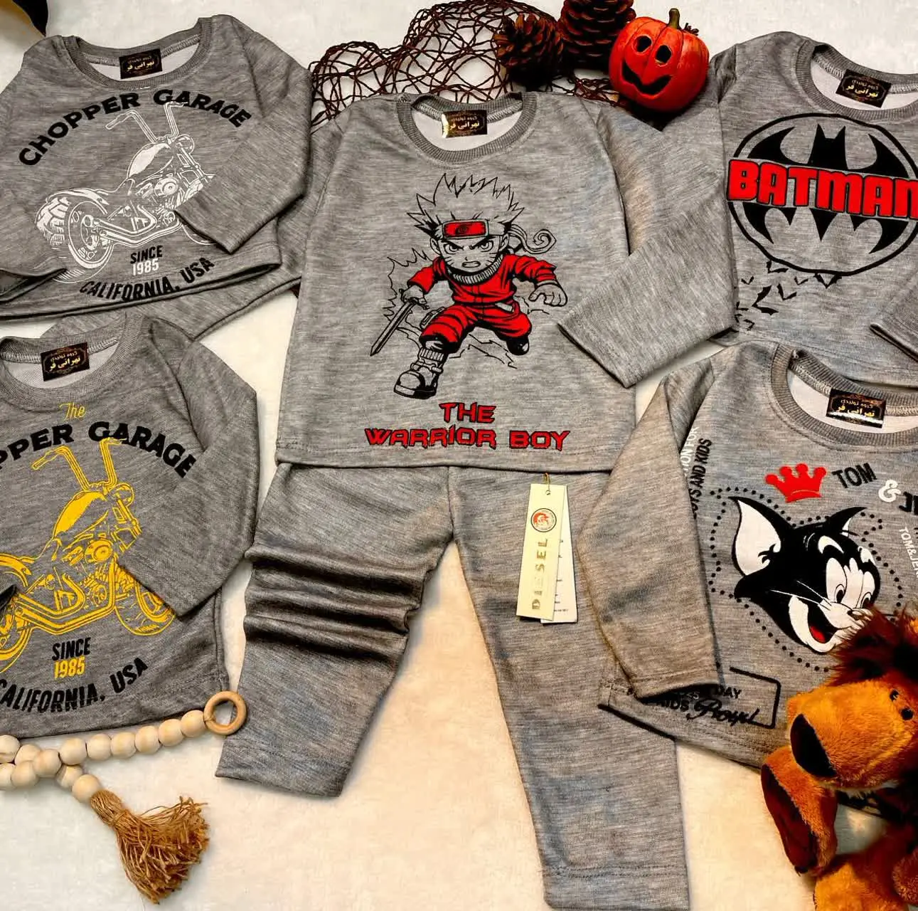 🧶 بلوز شلوار پسرانه 🔥 پیش چاپ
